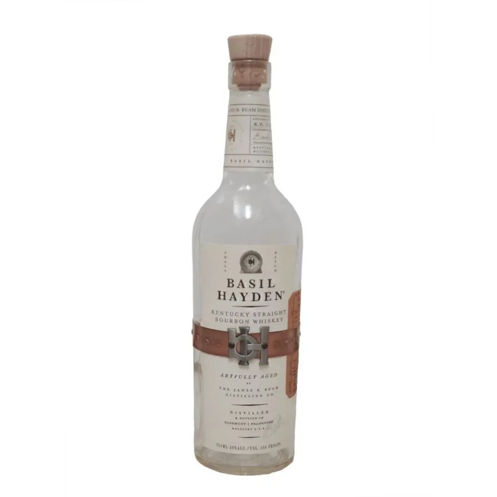EMPTY Rare Collectible Basil Hayden Kentucky Straight Bourbon Whiskey Bottle